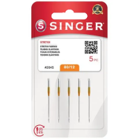 Agulha Singer 2045 com 5 unidade 80/12 malha e elastano