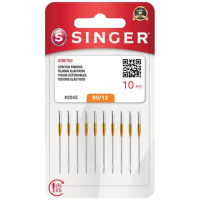 Agulha Singer 2045 com 10 unidade 80/12 malha e elastano