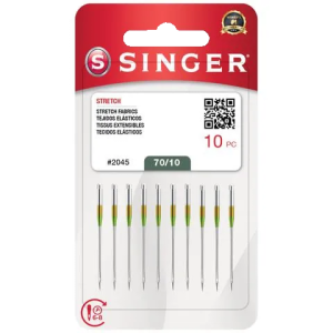 Agulha Singer 2045 com 10 unidade 70/10 malha e elastano