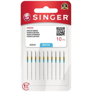 Agulha Singer 2045 com 10 unidade 90/14 malha e elastano