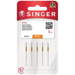 Agulha Singer 2045 com 5 unidade 80/12 malha e elastano